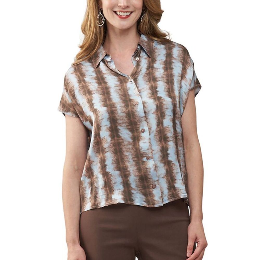 Insight New York Womens  Novelty Top, Blue